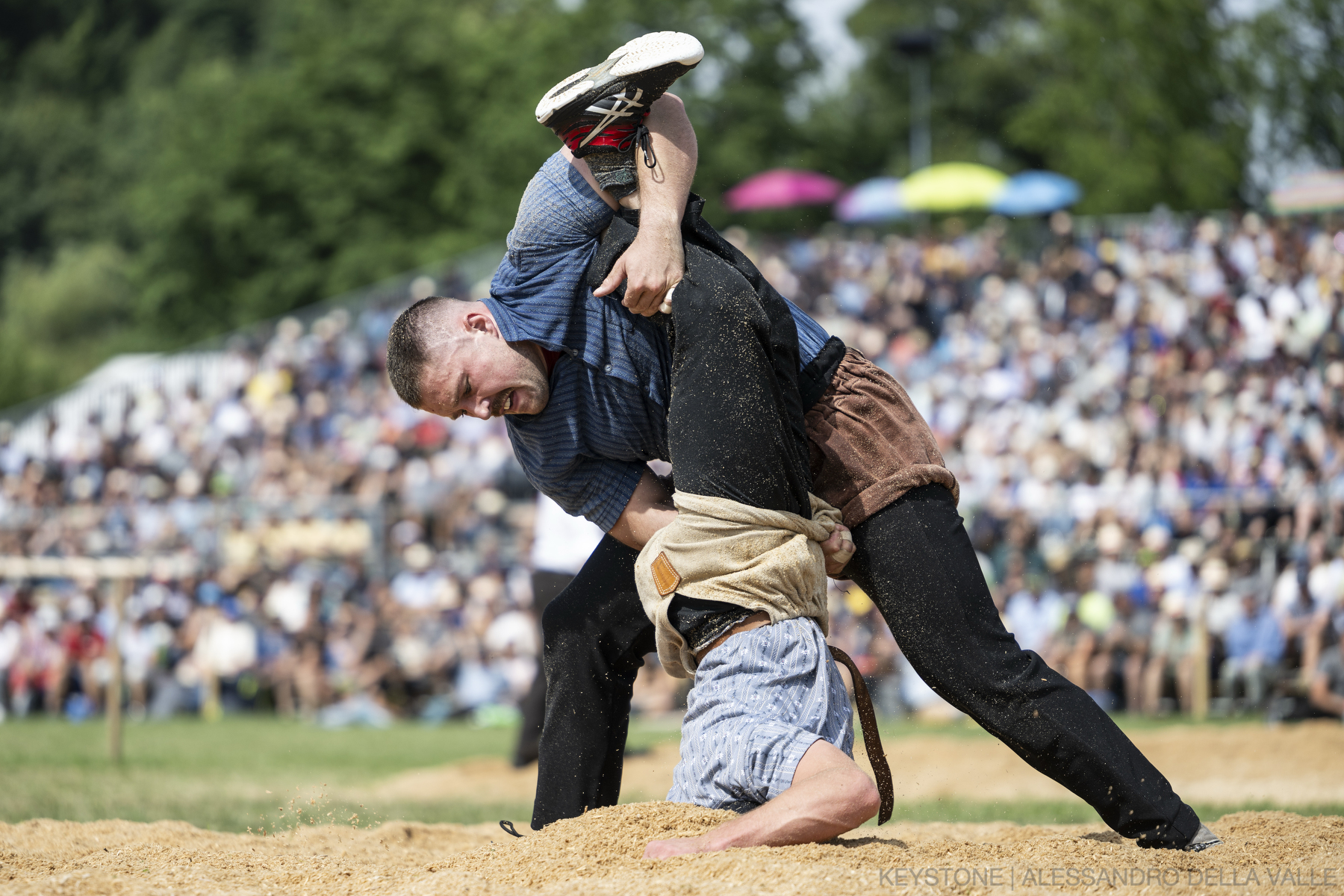 Fabian Staudenmann in action